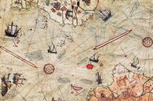 Fototapeta na flizelinie MS-5-1520 Mapa Piri Reis 375 x 250 cm
