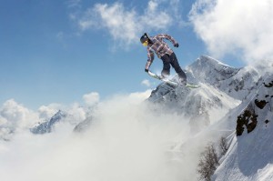 Fototapeta na flizelinie MS-5-1572 Snowboarder 375 x 250 cm
