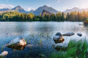 Fototapeta na flizelinie MS-5-1814 Štrbské pleso 375 x 250 cm
