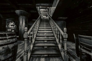 Fototapeta na Flizelinie MS-5-0930 Wnętrze statku pirackiego 375 x 250 cm