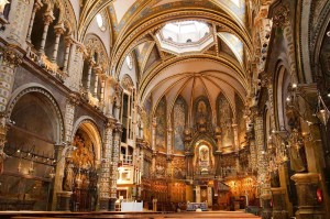 Fototapeta na Flizelinie MS-5-0971 Klasztor Montserrat 375 x 250 cm