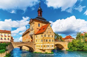 Fototapeta na Flizelinie MS-5-1005 Ratusz Bamberg 375 x 250 cm