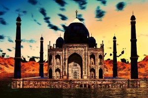 Fototapeta na Flizelinie MS-5-1124 Taj Mahal II. 375 x 250 cm