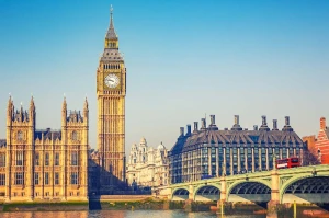Fototapeta na Flizelinie MS-5-1133 Westminster Bridge, London II. 375 x 250 cm