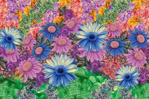 Fototapeta na Flizelinie MS-5-1390 Wzór kwiatowy 375 x 250 cm