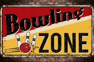 Fototapeta na flizelinie MS-5-2062 Znak - Strefa bowlingowa 375 x 250 cm