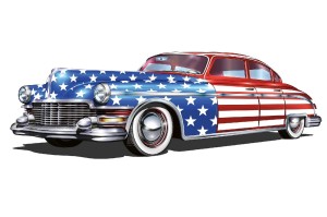 Fototapeta na flizelinie MS-5-2070 USA samochód 375 x 250 cm