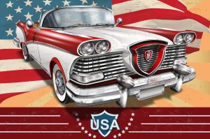 Fototapeta na flizelinie MS-5-2182 Plakat retro Oklahoma 375 x 250 cm