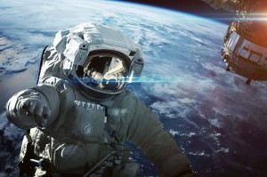 Fototapeta na flizelinie MS-5-2237 Astronauta w kosmosie 375 x 250 cm