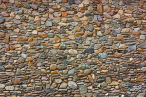 Fototapeta na flizelinie MS-5-2357 Pebble wall 375 x 250 cm