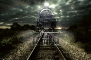 Fototapeta na flizelinie MS-5-2907 Ghost Train 375 x 250 cm
