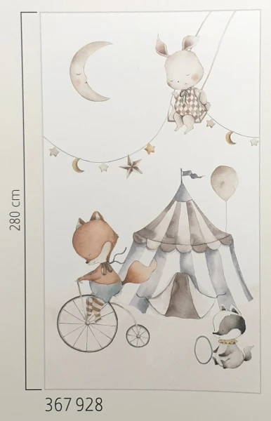 MURAL FOTOTAPETA 367928 KIDS WORLD 2