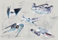 Fototapeta na Flizelinie DX8-078 Star Wars Blueprint Light