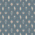 Tapeta S10272 Le Village - Turtledove barn indigo blue