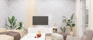 TAPETA 1068-51 Marmur Beżowy Złota żyłka 