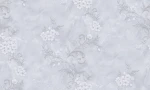 TAPETA 1070-11 Kwiaty i Marmur  biało popielate