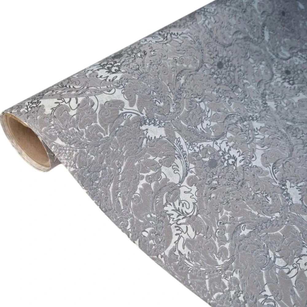 TAPETA 57577 ornament popielaty