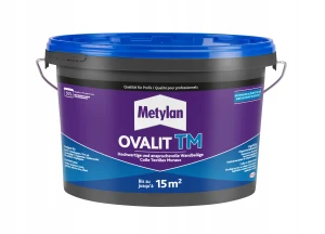 Klej Metylan Ovalit TM do tapet GOTOWY 3 kg dyspersyjny