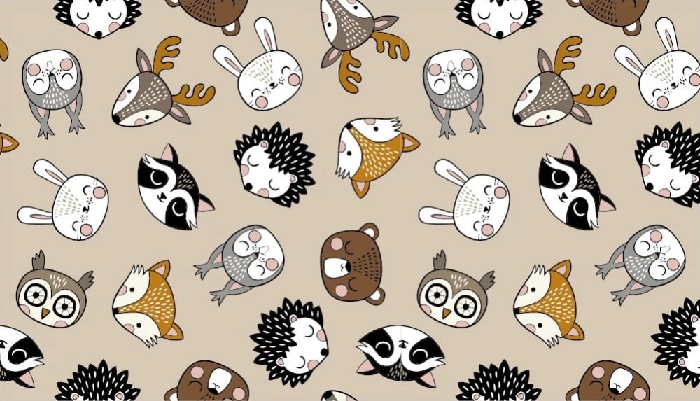 Okleina Meblowa 14144 FOREST ANIMALS szer 45 cm