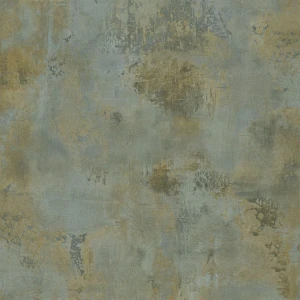 TAPETA 186405 Winylowa w kolorze ZIELONYM Z efektem tynku przemysłowego i ocynkowanej tekstury