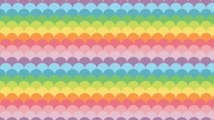 -Wyprzedaż- 10 mb. Okleina Meblowa 14142 / Gekkofix RAINBOW szer 45 cm