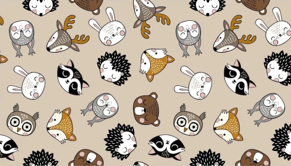 Okleina Meblowa 14144 FOREST ANIMALS szer 45 cm