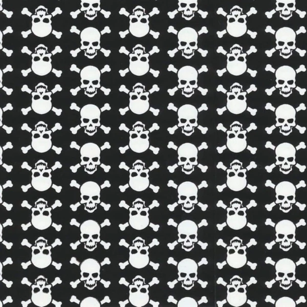 OKLEINA MEBLOWA 12650 GEKKOFIX SKULLS WHITE