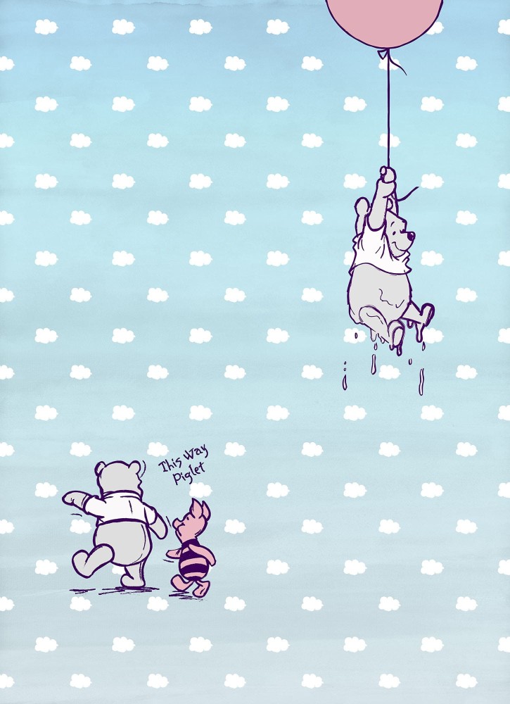 Fototapeta 4-4025 Winnie Pooh Piglet