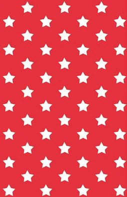 OKLEINA MEBLOWA 13416 GEKKOFIX STARS RED