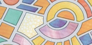 Okleina Witrażowa 10727 / 56276 Venilia nimes szer 90 cm